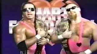 WWF Hart Foundation promo on Rhythm And Blues 1990
