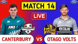 Canterbury Vs Otago Volts Live | CTB vs OV | The Ford Trophy
