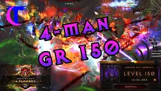 Diablo III Season 24 - 4man Greater Rift 150