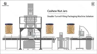 Automatic Customized High-Speed Cashew Nuts Jars Double-Tunnel Packaging Machine Solution
