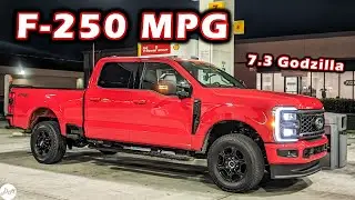 2023 Ford F-250 7.3 &ndash; MPG Test | Highway Fuel Economy & Range [Crew Cab, Short Box, 4WD, 3.73]