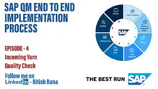 Incoming Raw material Quality check in SAP QM Implementation | Episode 4 | Inspection 01
