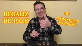VISITANDO MERCADILLO NAVIDE&Ntilde;O UTEBO ZARAGOZA y PROBAR SU CHUCHE NATURAL REGALIZ DE PALO