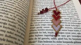 DIY Miyuki Heart Bookmark Tutorial ❤️ | Brick Stitch Technique