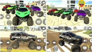 All Monster Truck Cheat Code |😯 IN INDIAN BIKE DRIVING 3D GAMEPLAY 