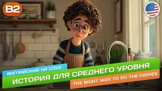 The Right Way to Do the Dishes - Рассказ для среднего уровня (B2) 🎧 Английский на слух