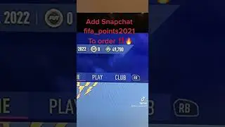 Fifa points glitch Xbox.PS4.PC