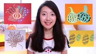 How To: Zentangle (Autumn Edition) | Jessie