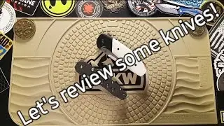 Review/overview of the Spyderco Smock, and the Varga Knives VBR.