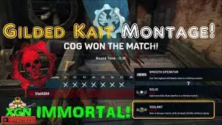 Gears of War 4 Gilded Kait Character gameplay, Immortal Escalation!