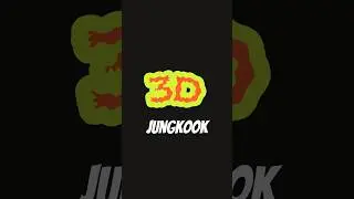 Singing 3D of Jungkook (BTS) as a Non Singer #kpop #meme #memes#bts #jungkook #army  #cover