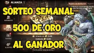 SORTEO SEMANAL X 500 DE ORO DOOMSDAY LAST SURVIVORS ESPAÑOL