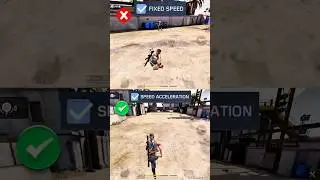 Fixed Speed vs Speed Acceleration In COD MOBILE #shorts #trending #codm