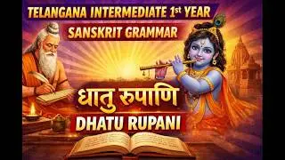 Dhatu roop Sanskrit | Inter First year #sanskrit #intermediate