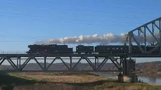Christmas Express VSM Steamtains Bridge Oosterbeek Arnhem -Nijmegen 13 Dec 2025