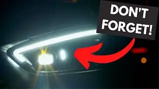 ADJUST your Mercedes LIGHTS! | Travelling Abroad