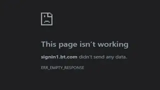BT Email Fails to Login: Workaround