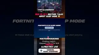 Nick eh 30&rsquo;s brother talks About sleep mode 😭