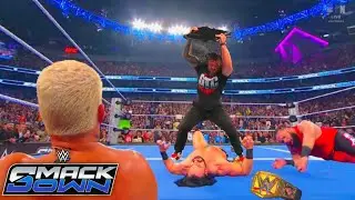 WWE Smackdown 23 January 2026 Roman Reigns Attack Drew McIntyre WWE Smackdown 23 January 2026