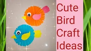 Cute Bird Craft Ideas#shorts#ytshorts# paper craft#myfirstshorts#