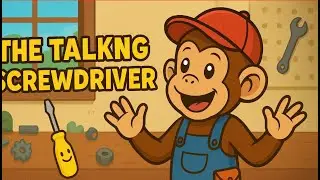 Momo&rsquo;s Workshop &ndash; The Talking Screwdriver 🐵🔧 | Funny Kids Animation