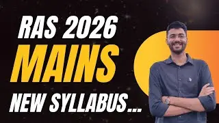 RAS 2026 New Syllabus 