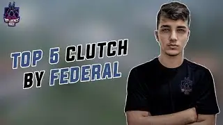 Top 5 Unbelievable Clutch By Federal In Competitive | Influence Rage | Pubg Mobile Brasil