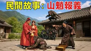 民間故事：新郎大婚路遇受傷山魈，花重金買下惹父親怒罵，誰料洞房夜賊匪進宅，那山魈竟跳上屋頂發狂護主