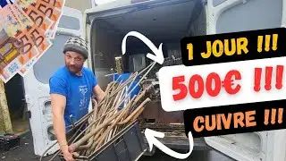 GAGNER 500€ en une journée avec le CUIVRE la FERRAILLE et les METAUX !!!