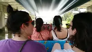 Amphawa Flano River Boat ride Thailand.
