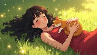 A Cozy Life in the Meadows with My Ginger Cat | From Morning to Night 🌻🌿