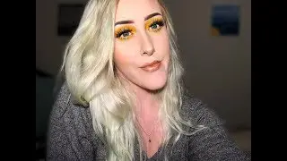 COLORFUL YELLOW HALO EYE MAKEUP TUTORIAL!✨