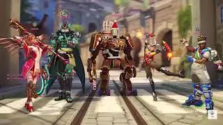 Community  crafted!! - BCRF Pink + Rose Gold Mercy charity event skins!  &hearts;️💕🌸💖 Overwatch  2