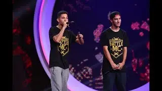 Adrian și Andrei s-au bătut &icirc;n rime! Primul rap battle de la iUmor a ieșit cu sc&acirc;ntei pentru jurați!