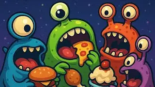 Hungry Aliens Gameplay - Part 2  Primitive Age