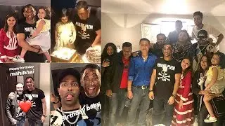 Ms Dhoni celebrate His 38th Birthday With His Family And Team India