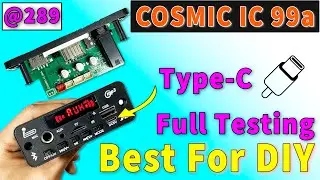 Cosmic IC 99a - 10 WATT Powerful Bluetooth Amplifier Module - Testing and Review