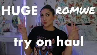 HUGE FALL/WINTER ROMWE TRY ON HAUL