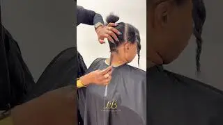 Knotless Braid Transformation | Work in Progress Tutorial  #braids  #dmvhairstylists