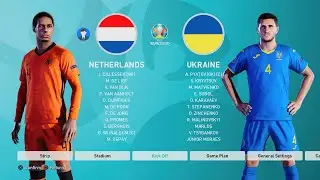 UEFA EURO 2020: Netherlands vs Ukraine - eFootball PES 2021 (PS5 4K 60FPS)