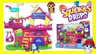Squinkies Do Drops Clubhouse Unboxing - Squinkies Squinkieville Clubhouse Playset Opening Toy Video