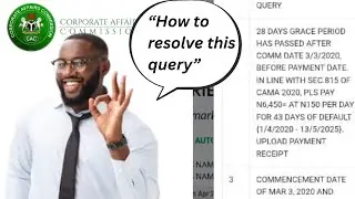 How to make payment for late business registration | CAC query resolved in 2 minutes