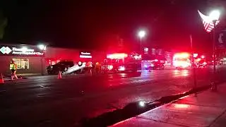 Car flip Amery Wisconsin 1 of 3