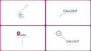 Minimal Title & Callout V.2 | After effects templates free