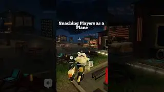 Snaching Players as a Plane #robloxfyp #roblox #plane #micup #micuproblox #scream #prank