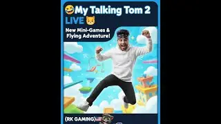 😂My Talking Tom 2 LIVE 😺 | New Mini-Games & Flying Adventure! (RK GAMING)🇺🇸🇦🇺