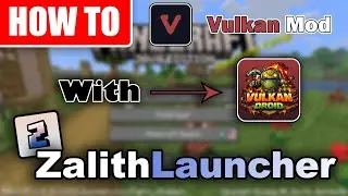 Новый способ настройки Vulkan Mod с помощью Zalith Launcher