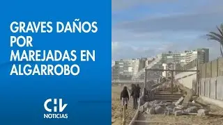Marejadas en Algarrobo causaron graves daños estructurales en San Alfonso del Mar
