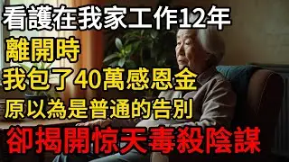 65歲看護在我家工作12年，離開時用200萬假借據騙72歲寡婦透天厝！老母親靠錄音筆上演絕地反擊，兒子後悔莫及！
