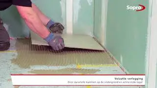 Tegels verleggen met Sopro's No 1 400